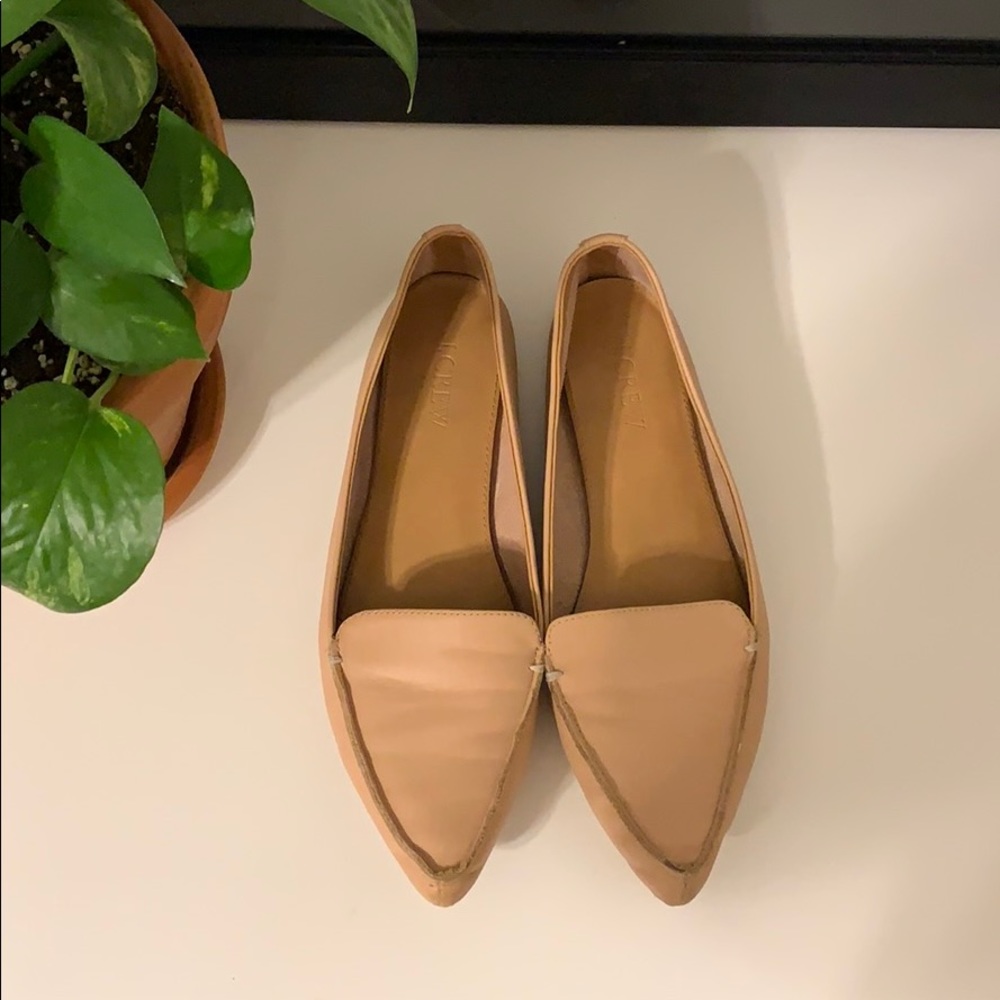 J.Crew nude flat
